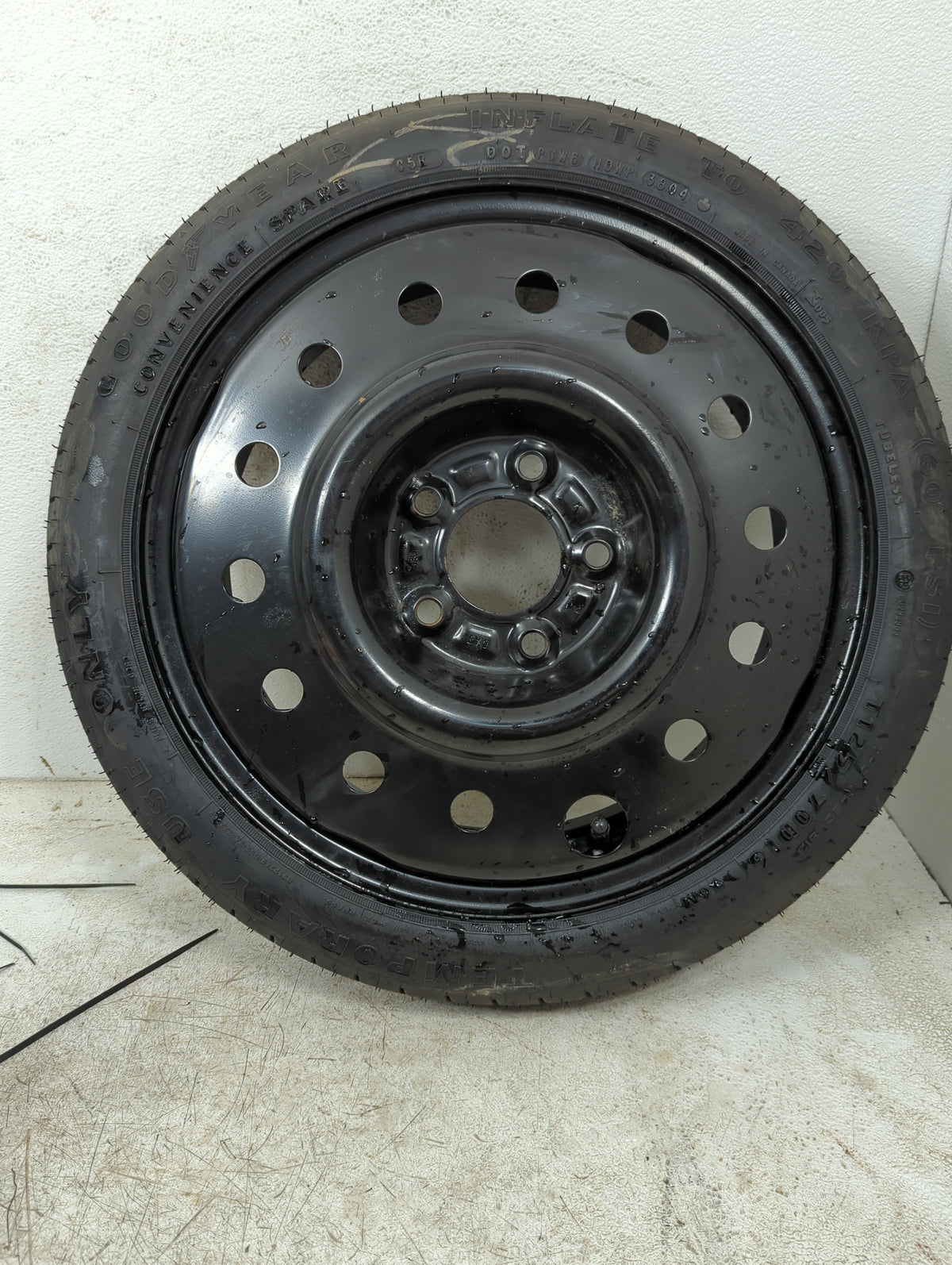 2005-2009 Buick Lacrosse Spare Donut Tire Wheel Rim Oem 1236113 - Oemusedautoparts1.com