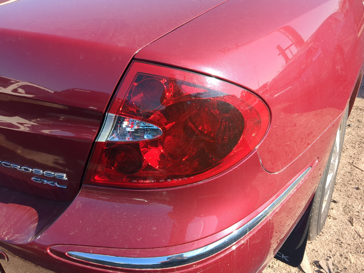 2005-2009 Buick Lacrosse Tail Light Assembly Passenger Right OEM Fits Fits 2005 2006 2007 2008 2009 OEM Used Auto Parts - Oe