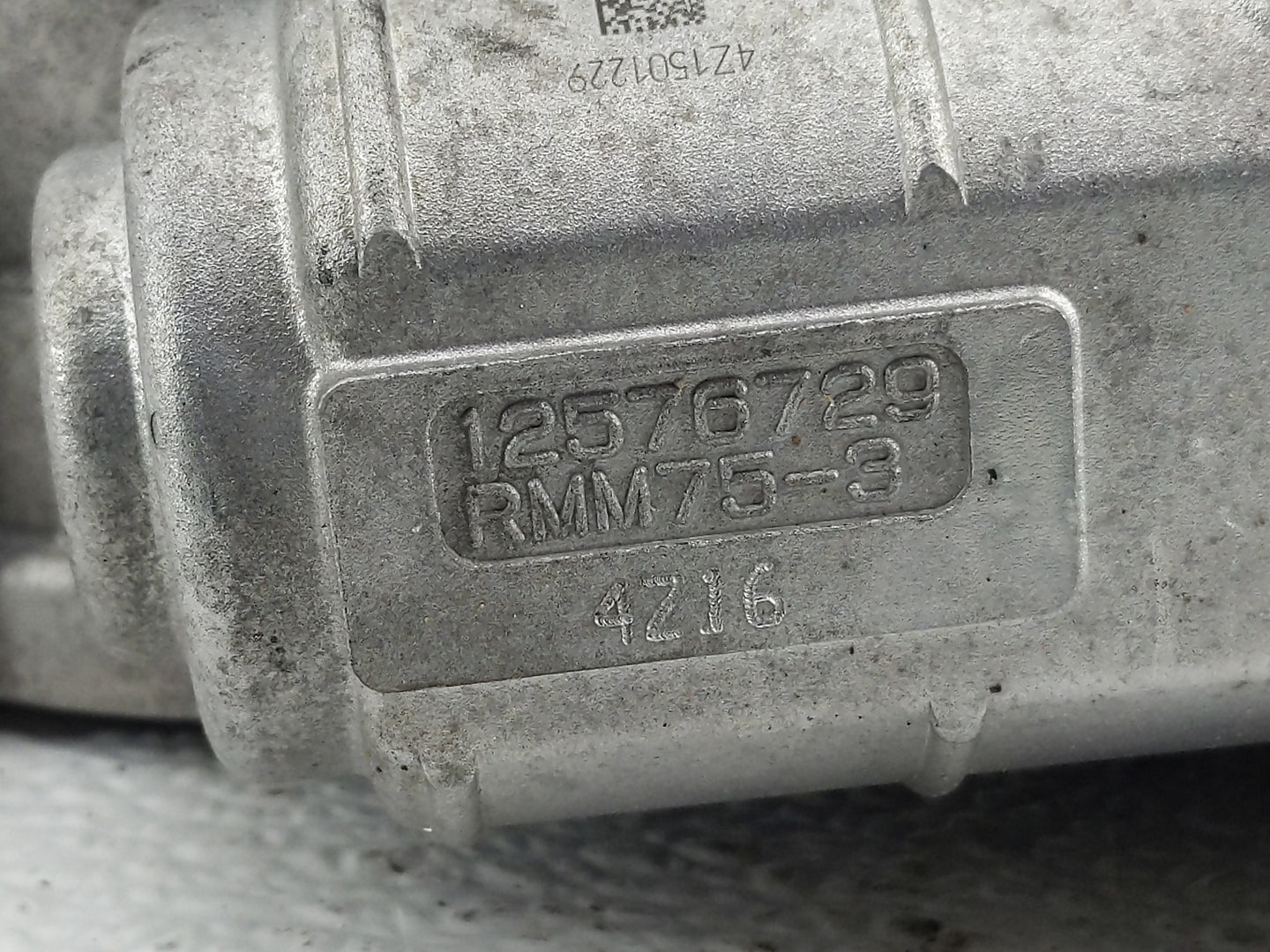 2005 Buick Lacrosse Throttle Body P/N:RMM75-3 12576729 Fits OEM Used Auto Parts - Oemusedautoparts1.com