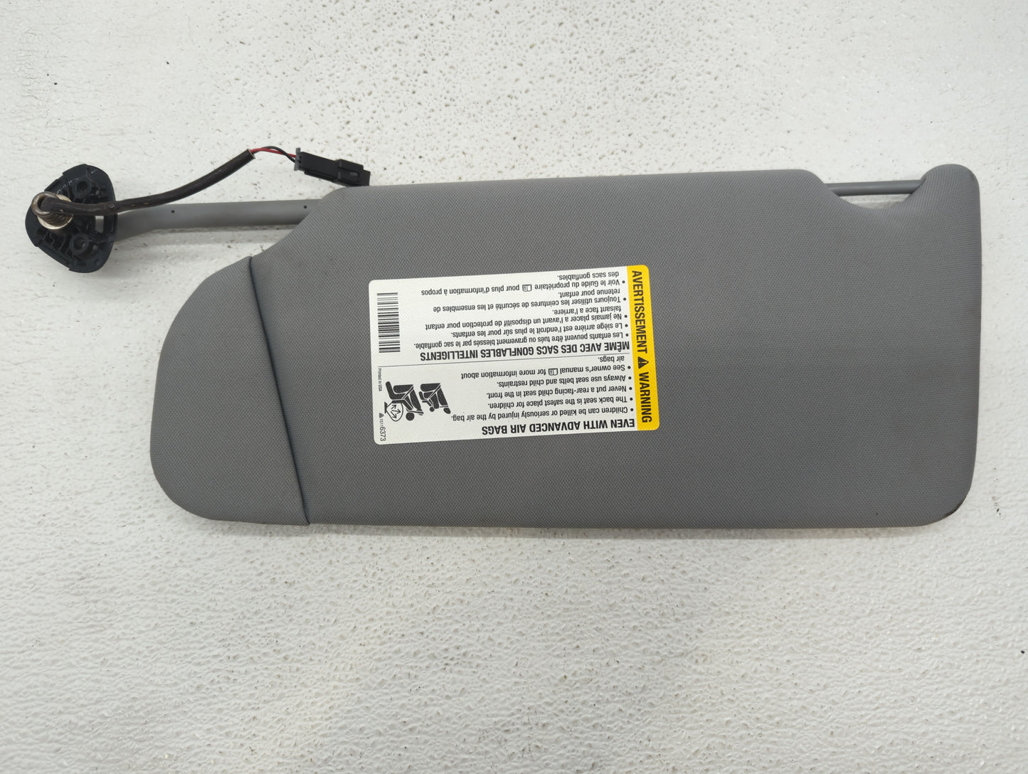 2005-2009 Buick Lacrosse Sun Visor Shade Replacement Passenger Right Mirror Fits Fits 2005 2006 2007 2008 2009 OEM Used Auto