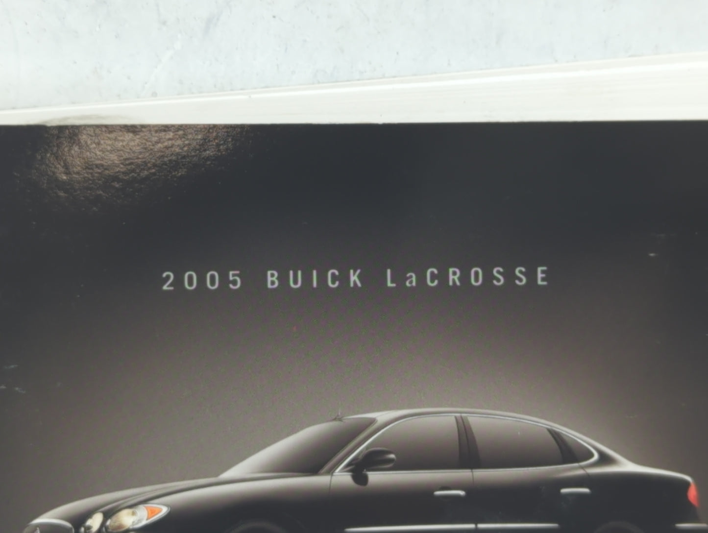 2005 Buick Lacrosse Owners Manual Book Guide P/N:05LACROSSE OEM Used Auto Parts - Oemusedautoparts1.com