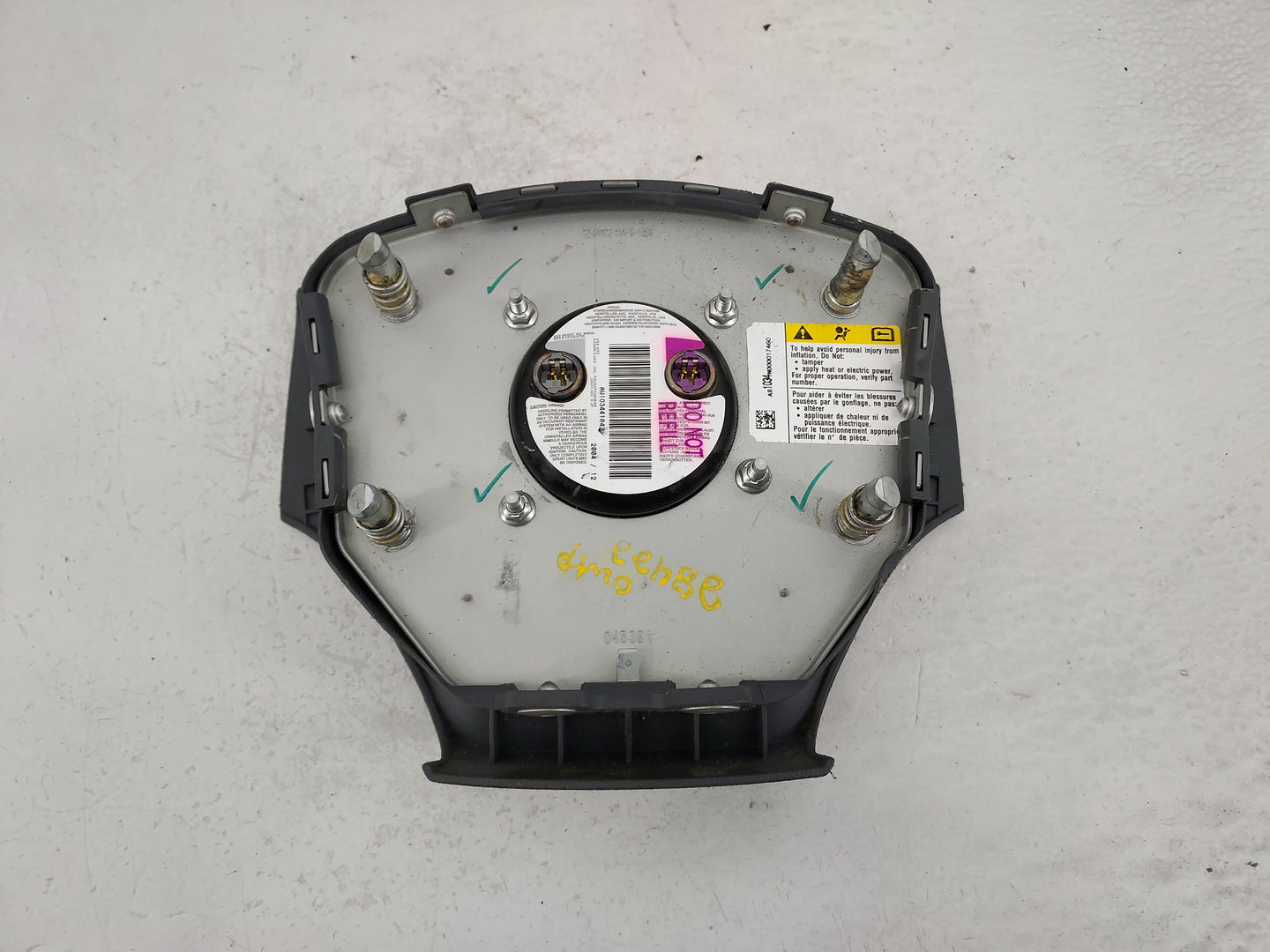2005-2006 Buick Lacrosse Air Bag Driver Left Steering Wheel Mounted - Oemusedautoparts1.com