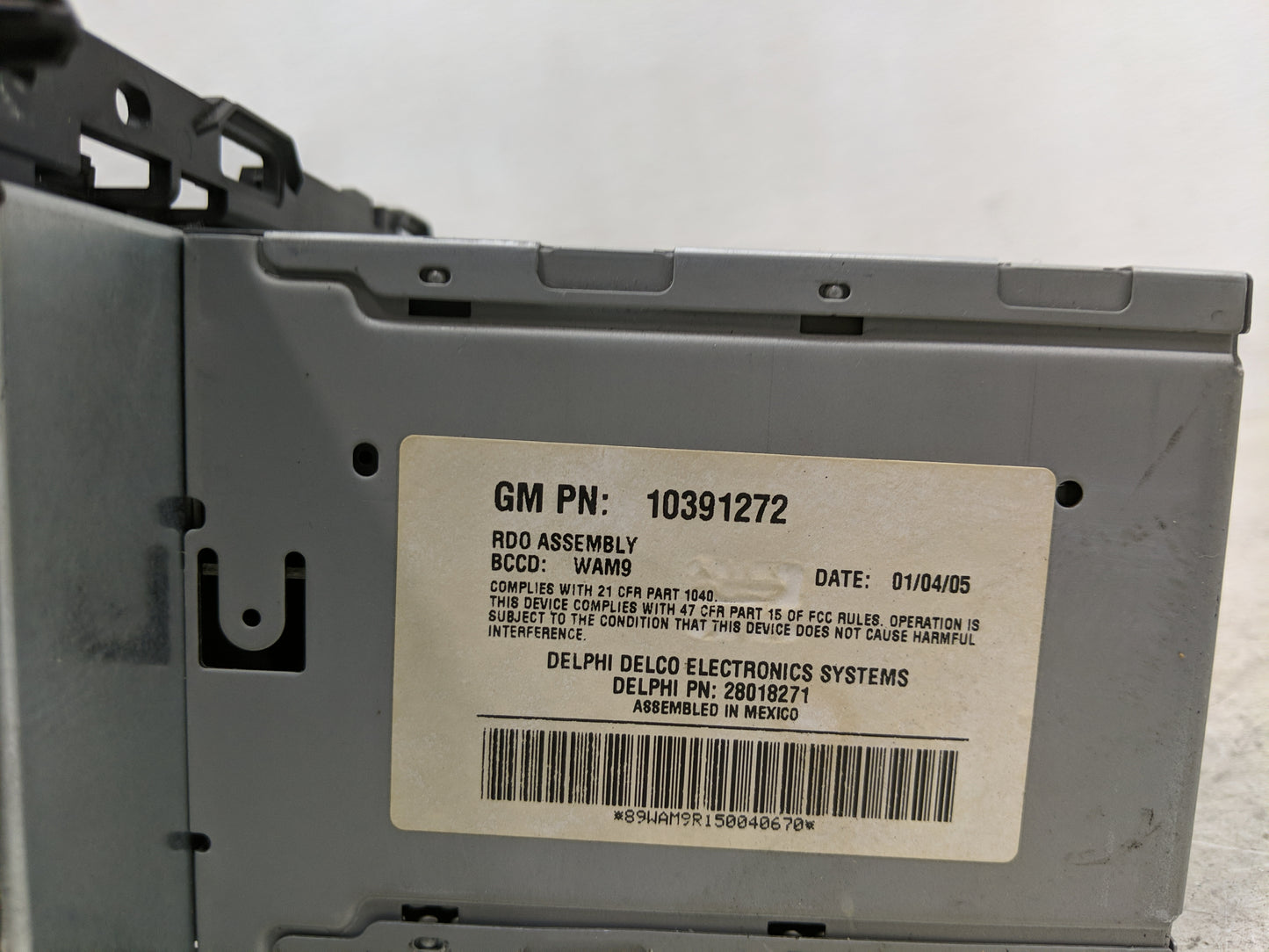 2005-2007 Buick Lacrosse Radio AM FM Cd Player Receiver Replacement Fits Fits 2005 2006 2007 OEM Used Auto Parts - Oemusedau