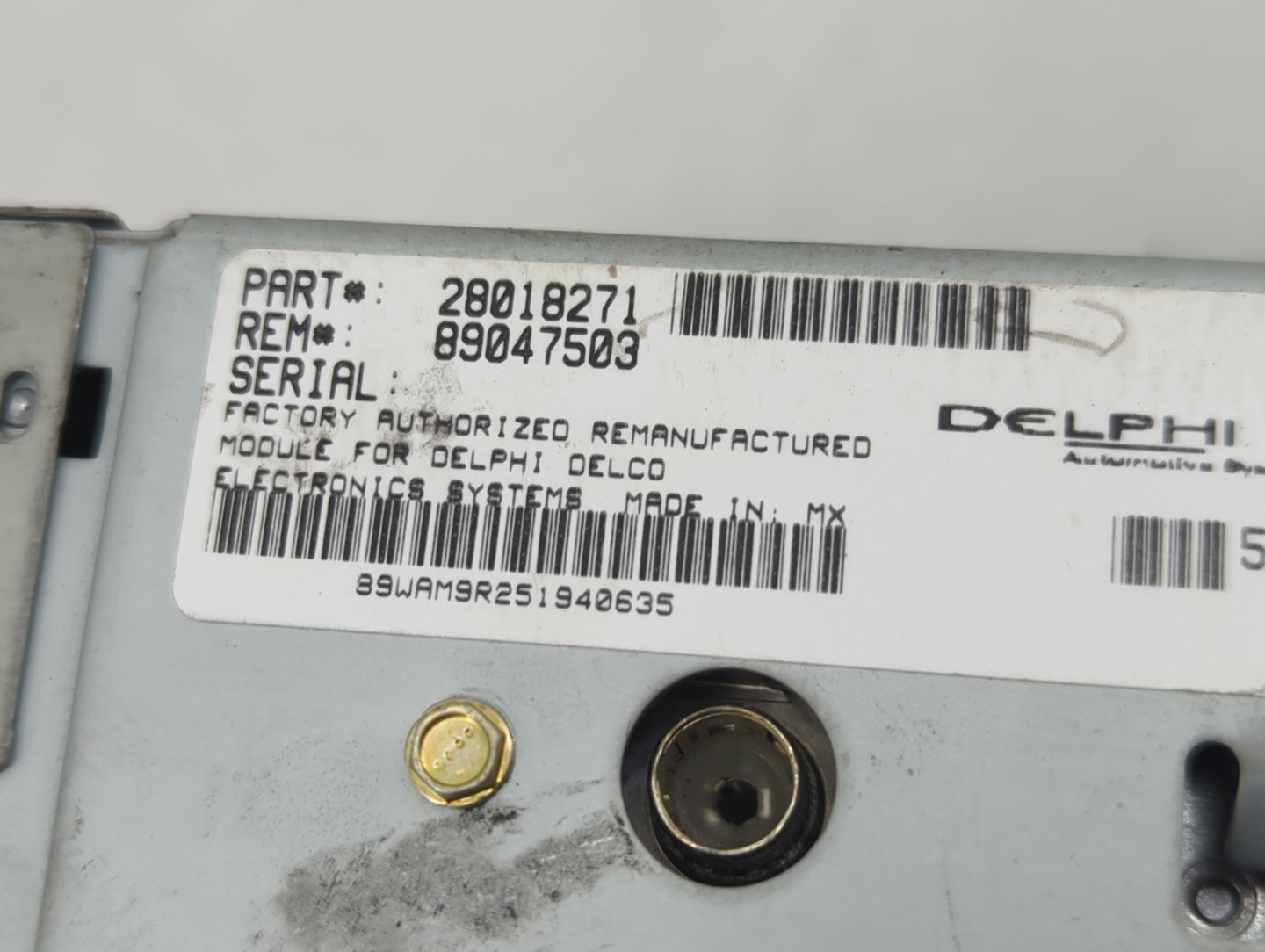 2005-2007 Buick Lacrosse Radio AM FM Cd Player Receiver Replacement Fits Fits 2005 2006 2007 OEM Used Auto Parts - Oemusedau