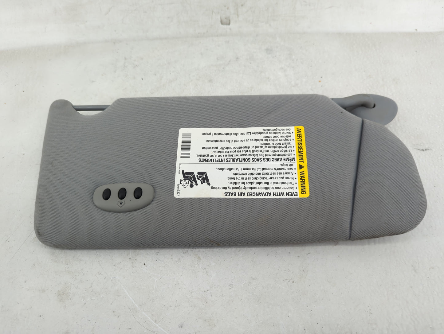 2005-2009 Buick Lacrosse Sun Visor Shade Replacement Driver Left Mirror Fits Fits 2005 2006 2007 2008 2009 OEM Used Auto Par