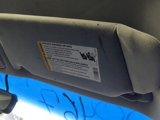 2005-2009 Buick Lacrosse Sun Visor Shade Replacement Passenger Right Mirror Fits Fits 2005 2006 2007 2008 2009 OEM Used Auto