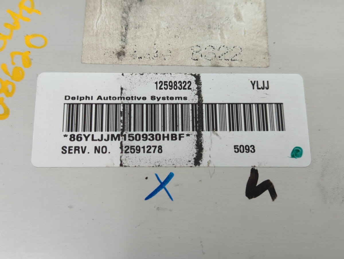 2005 Buick Lacrosse PCM Engine Control Computer ECU ECM PCU OEM P/N:12598322 12591278 OEM Used Auto Parts - Oemusedautoparts