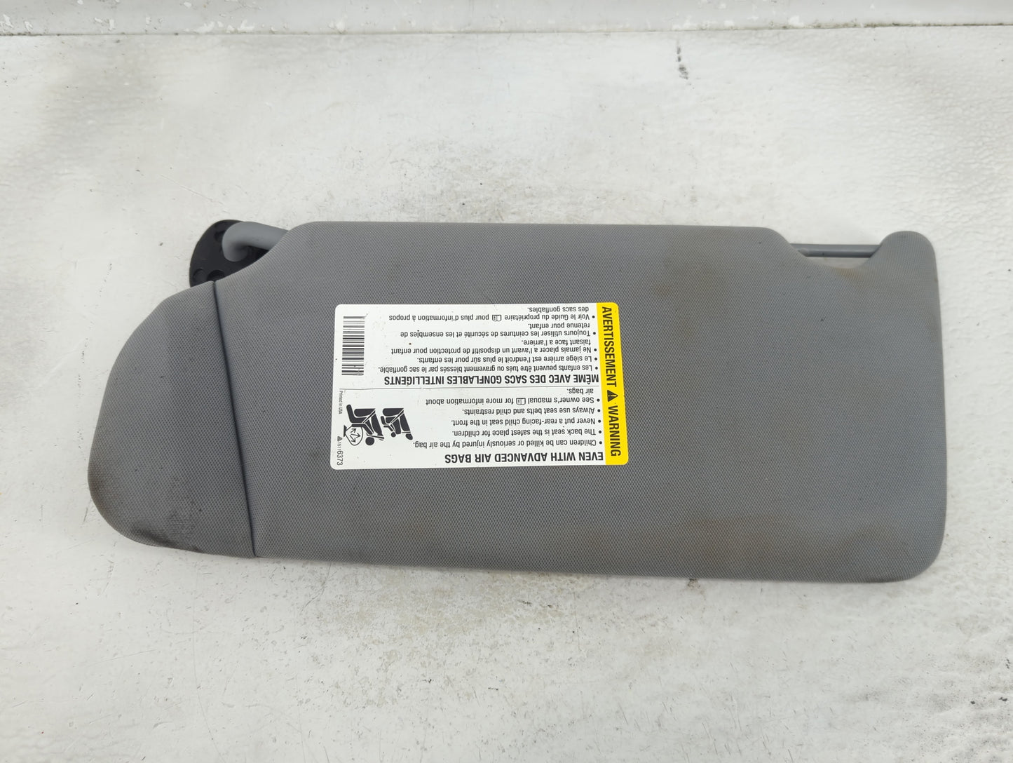 2005-2009 Buick Lacrosse Sun Visor Shade Replacement Passenger Right Mirror Fits Fits 2005 2006 2007 2008 2009 OEM Used Auto