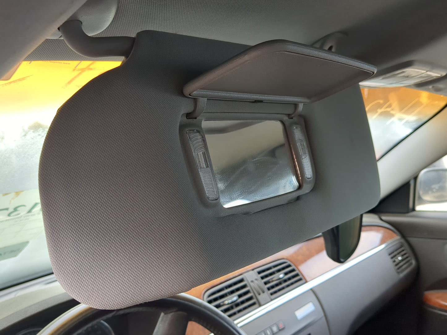 2005-2009 Buick Lacrosse Sun Visor Shade Replacement Driver Left Mirror Fits Fits 2005 2006 2007 2008 2009 OEM Used Auto Par