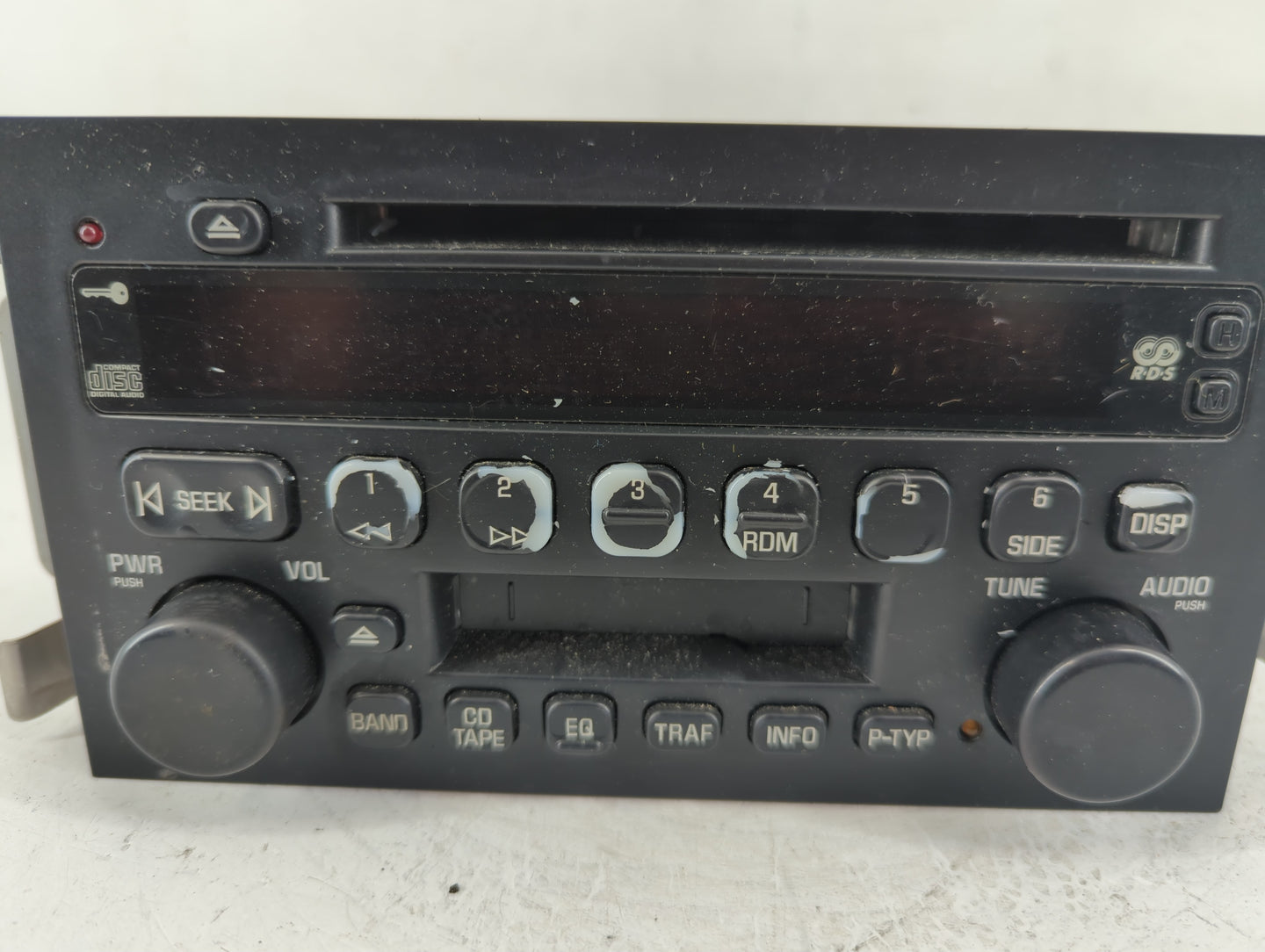 2003-2005 Buick Lesabre Radio AM FM Cd Player Receiver Replacement P/N:10375847 Fits Fits 2003 2004 2005 OEM Used Auto Parts