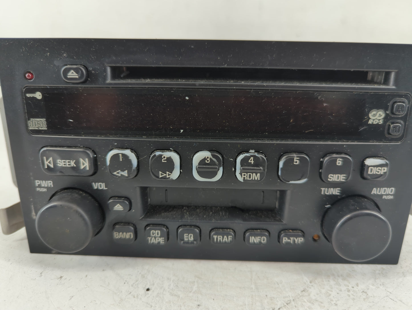 2003-2005 Buick Lesabre Radio AM FM Cd Player Receiver Replacement P/N:10375847 Fits Fits 2003 2004 2005 OEM Used Auto Parts