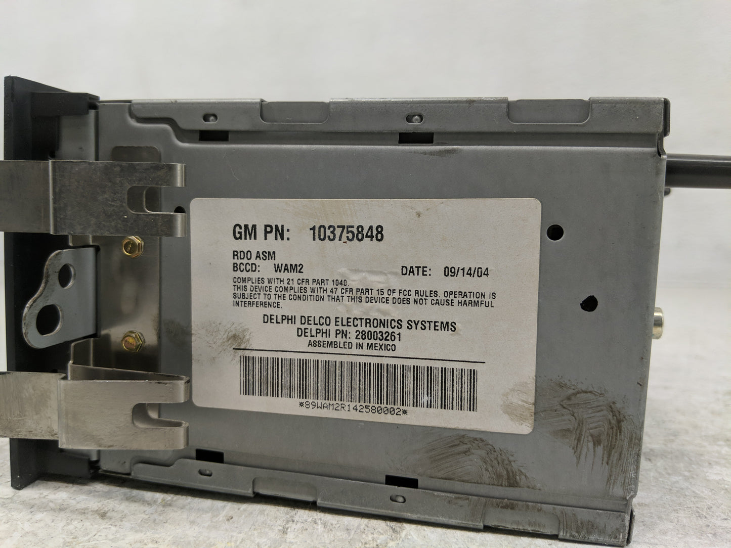2003-2005 Buick Lesabre Radio AM FM Cd Player Receiver Replacement P/N:10375848 Fits Fits 2003 2004 2005 OEM Used Auto Parts