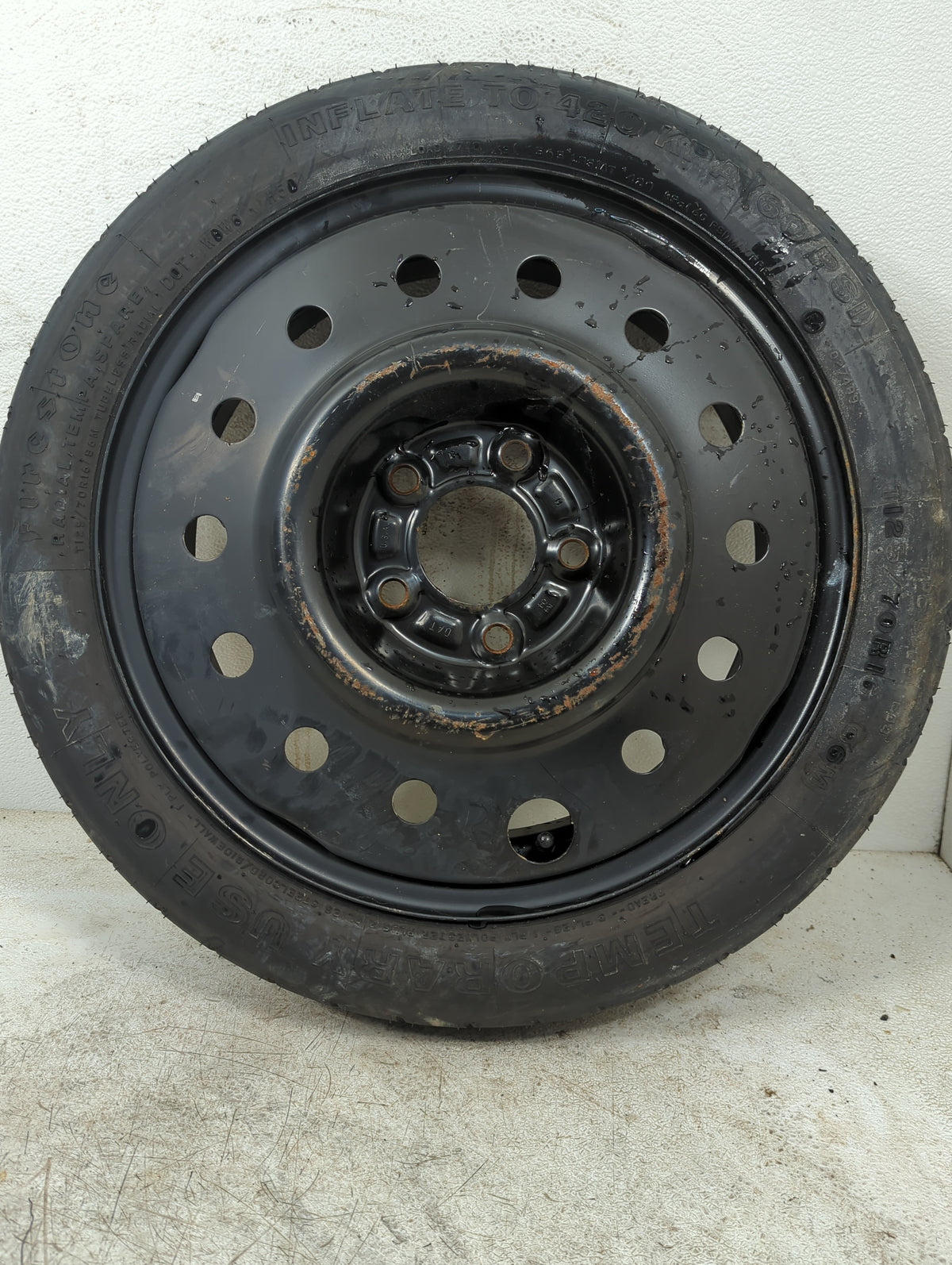 2002-2005 Buick Lesabre Spare Donut Tire Wheel Rim Oem 1385251 - Oemusedautoparts1.com