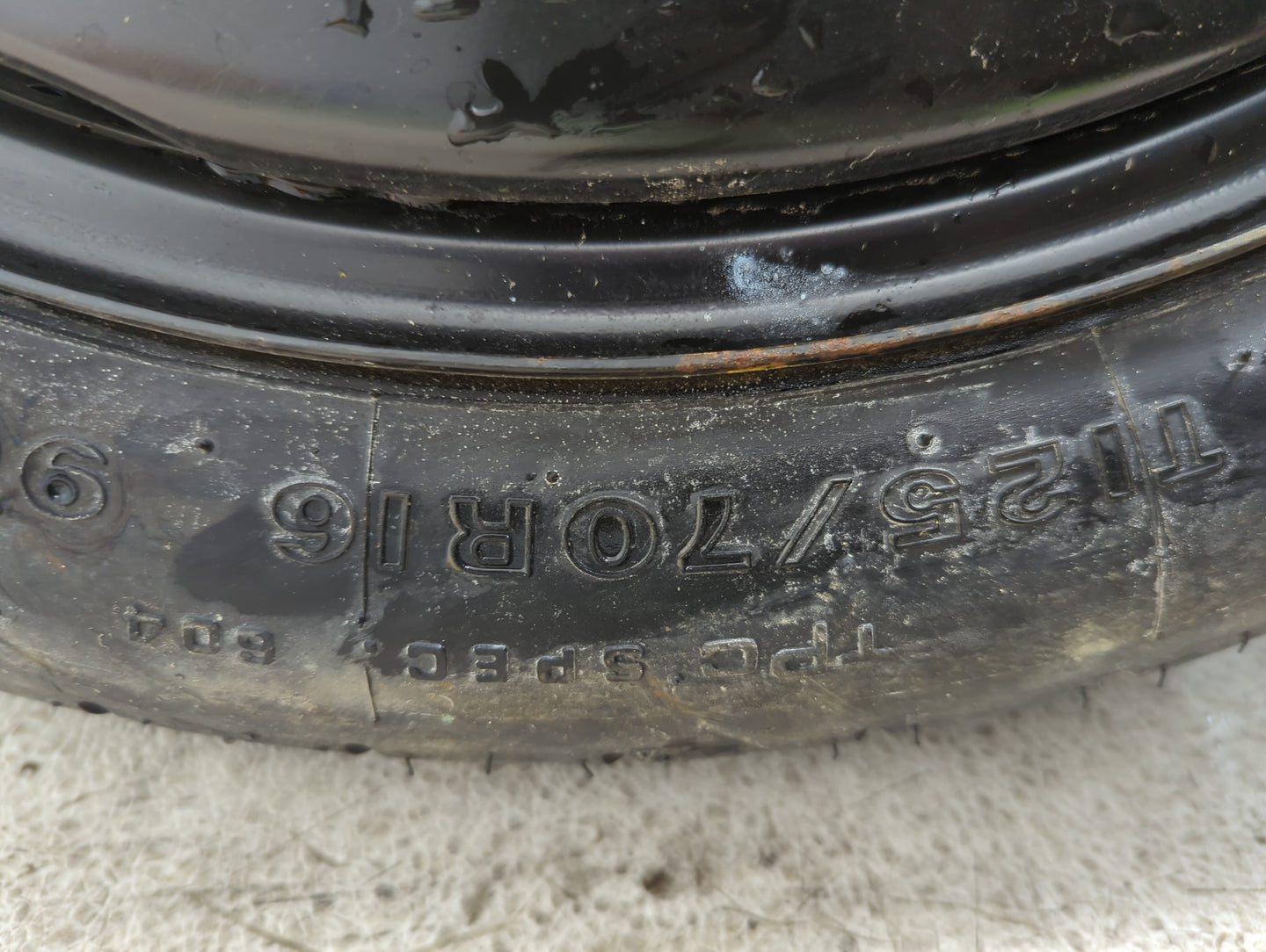 2002-2005 Buick Lesabre Spare Donut Tire Wheel Rim Oem 1385251 - Oemusedautoparts1.com