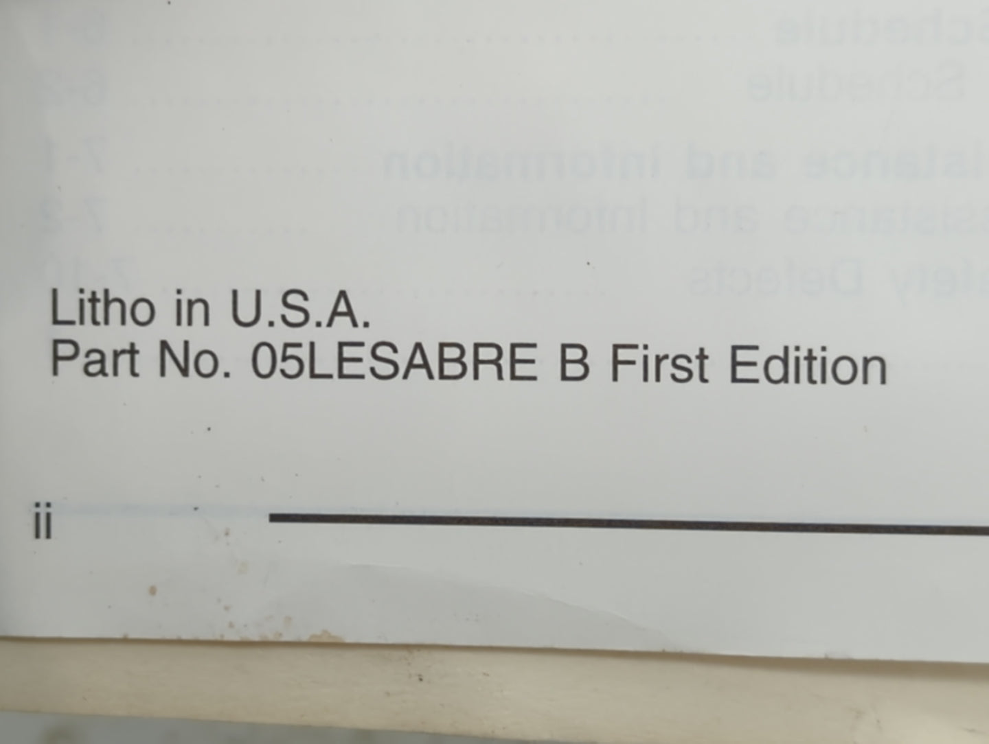 2005 Buick Lesabre Owners Manual Book Guide OEM Used Auto Parts - Oemusedautoparts1.com
