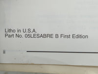 2005 Buick Lesabre Owners Manual Book Guide OEM Used Auto Parts - Oemusedautoparts1.com