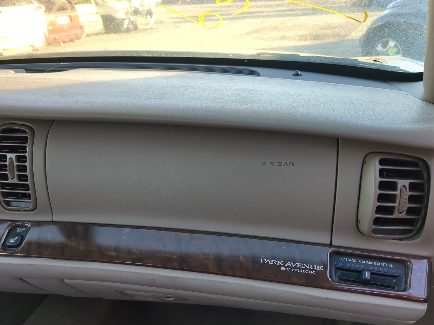 2002-2005 Buick Park Avenue Air Bag Passenger Right Dashboard OEM Fits Fits 2002 2003 2004 2005 OEM Used Auto Parts - Oemuse