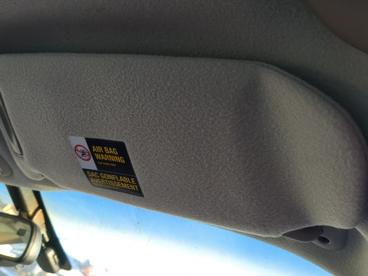 2003-2005 Buick Park Avenue Sun Visor Shade Replacement Passenger Right Mirror Fits Fits 2003 2004 2005 OEM Used Auto Parts 