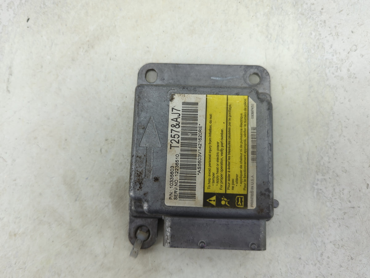 2005-2006 Buick Rendezvous Safety Restraint Srs Airbag Control Module - Oemusedautoparts1.com