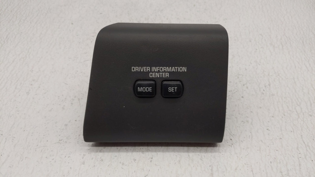 2005 Buick Rendezvous Driver Information Center Console Switch 12199216 - Oemusedautoparts1.com