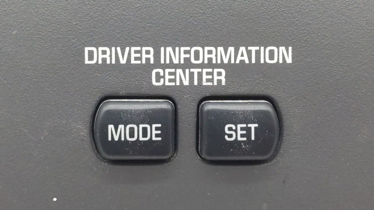 2005 Buick Rendezvous Driver Information Center Console Switch 12199216 - Oemusedautoparts1.com