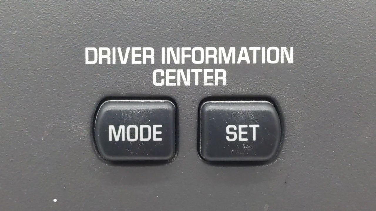 2005 Buick Rendezvous Driver Information Center Console Switch 12199216 - Oemusedautoparts1.com