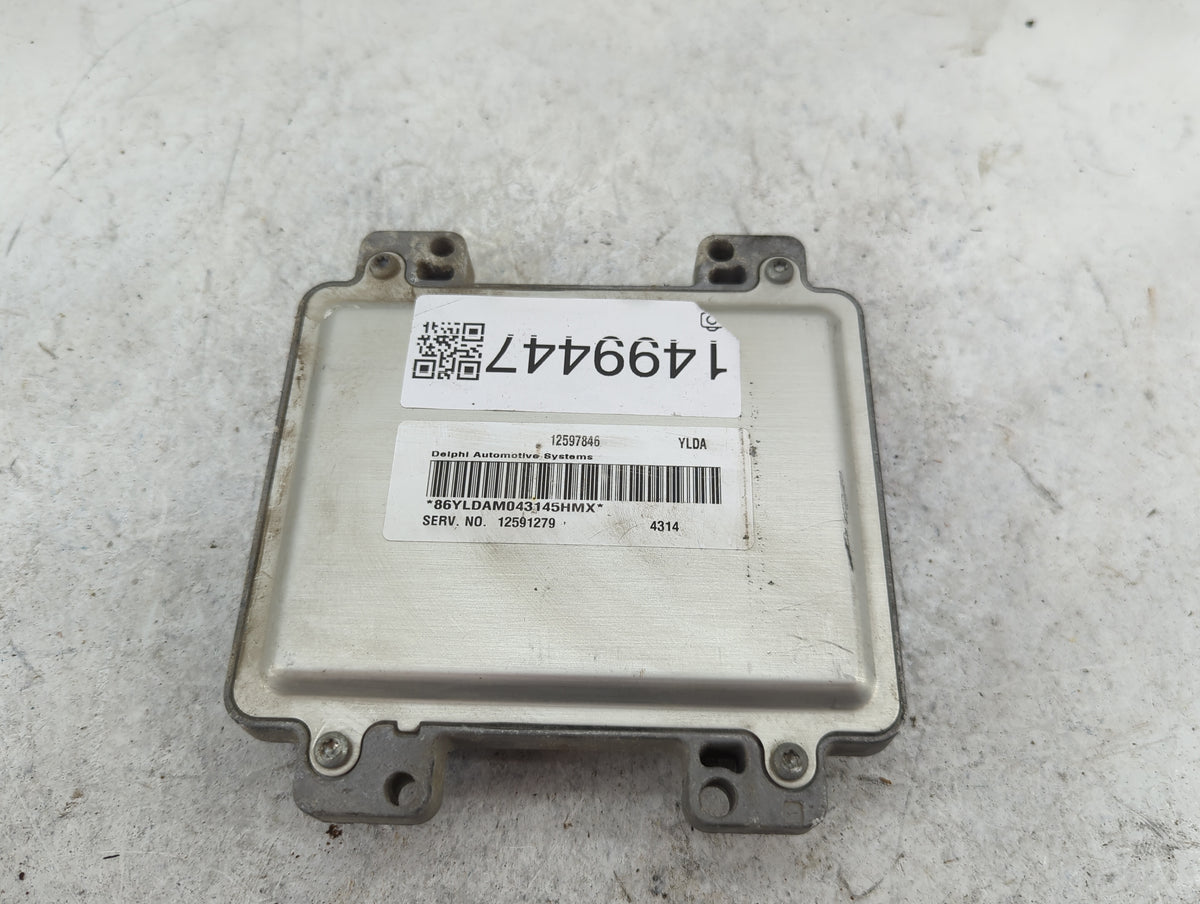 2005 Buick Terraza PCM Engine Control Computer ECU ECM PCU OEM P/N:12597846 12591279 Fits Fits 2006 OEM Used Auto Parts - Oe