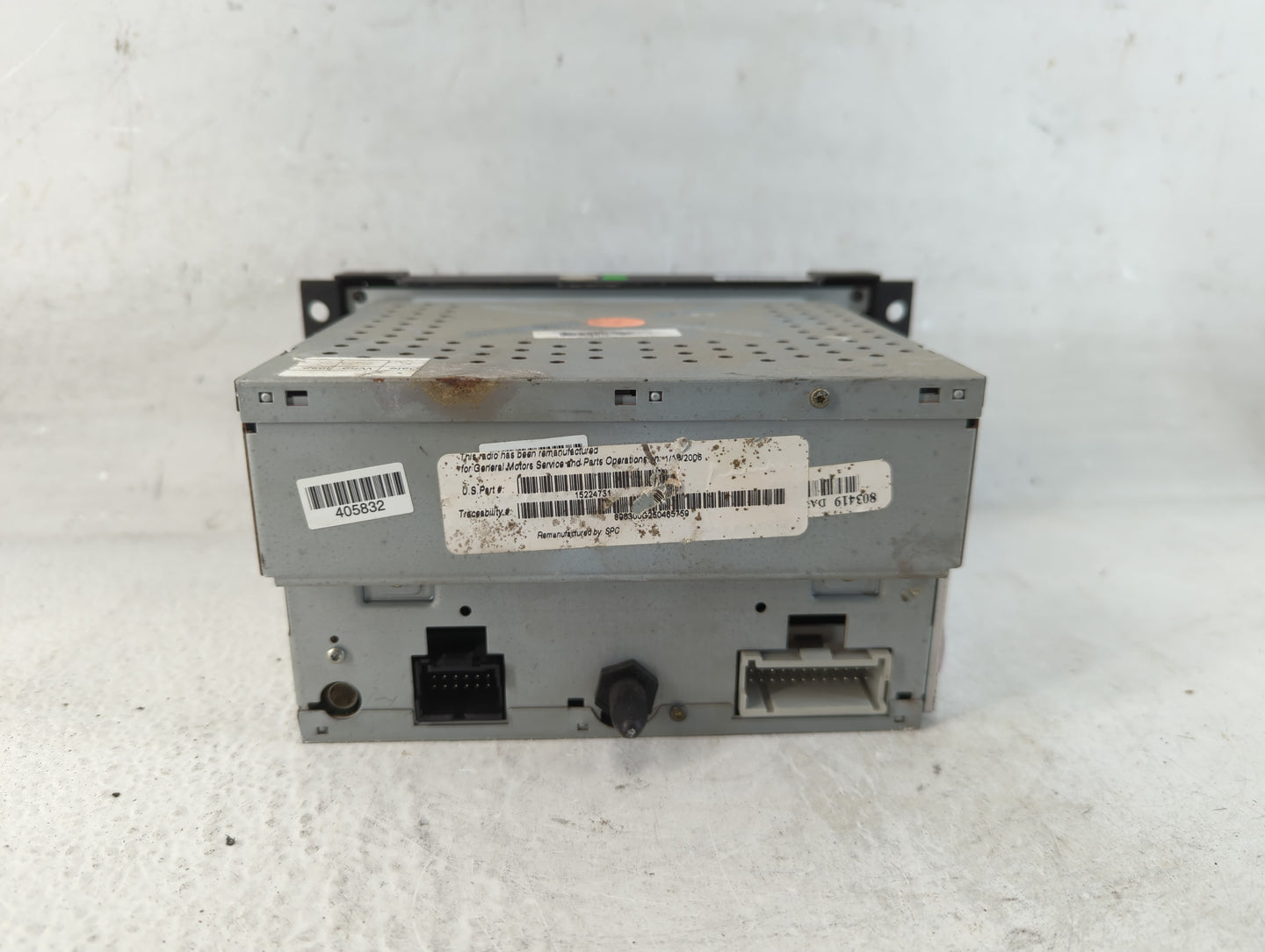 2005-2007 Buick Terraza Radio AM FM Cd Player Receiver Replacement P/N:15224731 Fits Fits 2005 2006 2007 OEM Used Auto Parts