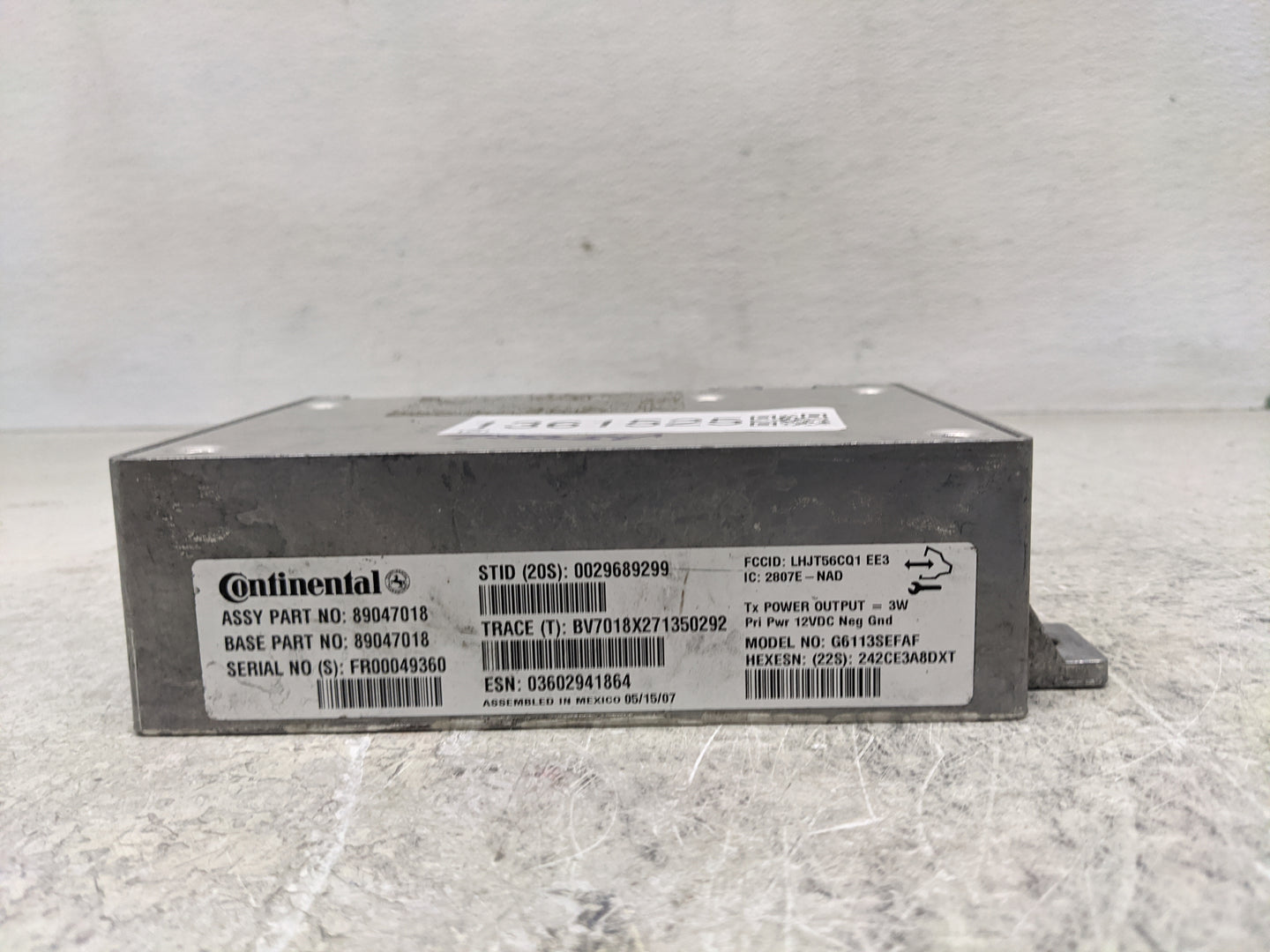 2005 Cadillac Cts Radio AM FM Cd Player Receiver Replacement P/N:89047018 Fits Fits 2003 2004 2006 2007 OEM Used Auto Parts 
