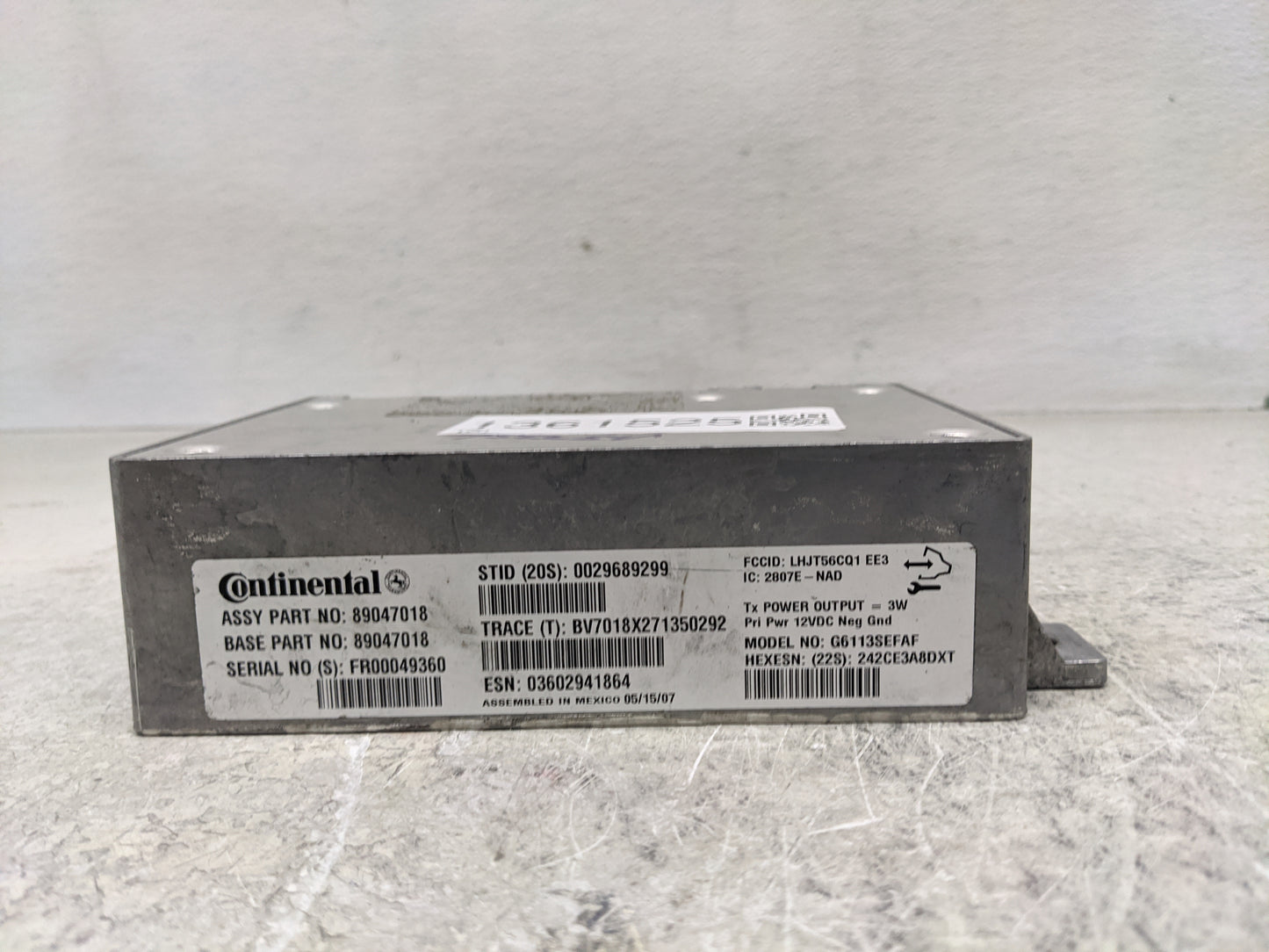 2005 Cadillac Cts Radio AM FM Cd Player Receiver Replacement P/N:89047018 Fits Fits 2003 2004 2006 2007 OEM Used Auto Parts 