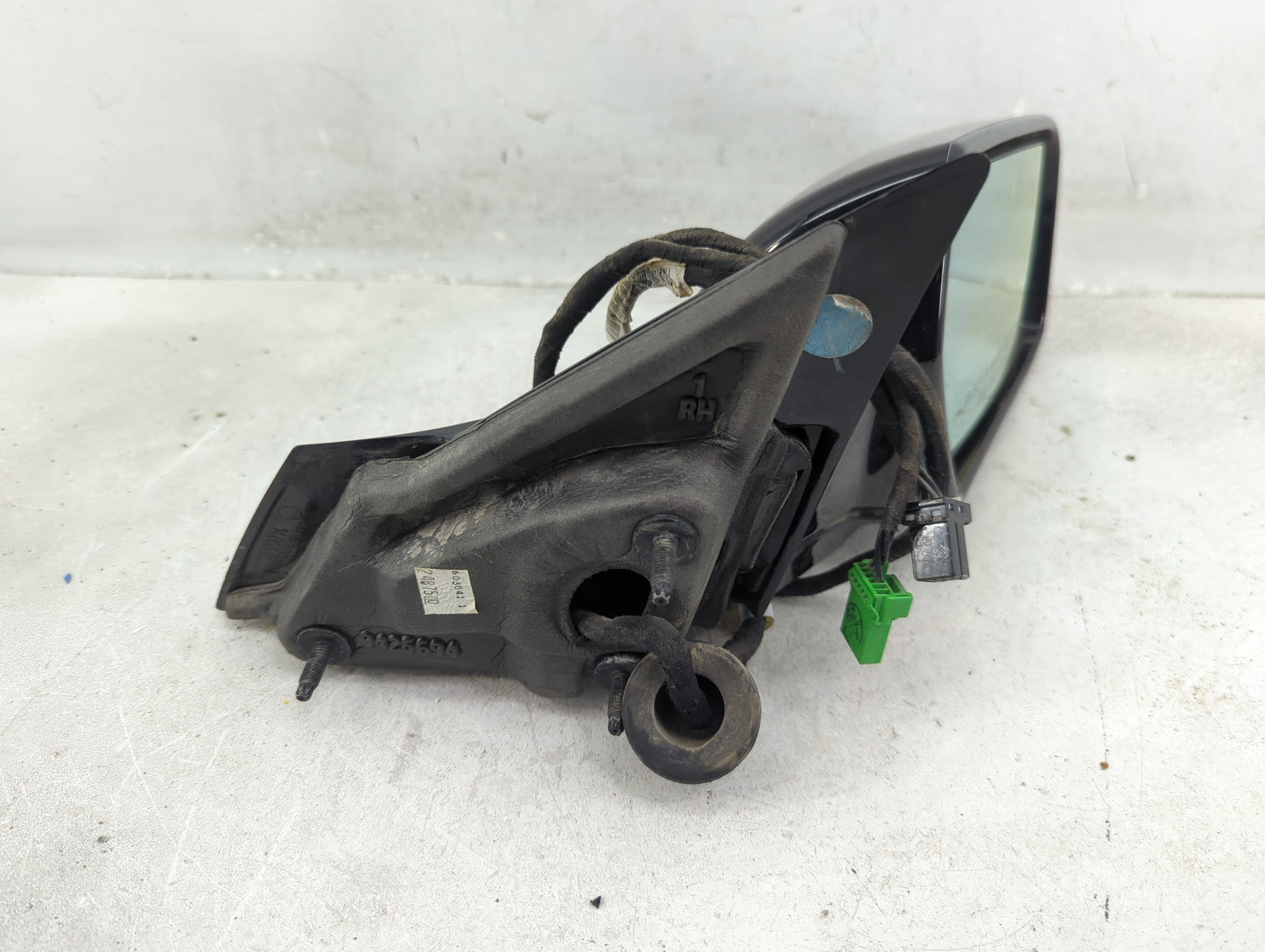 2003-2007 Cadillac Cts Passenger Right Side View Power Door Mirror Black 1429768 - Oemusedautoparts1.com