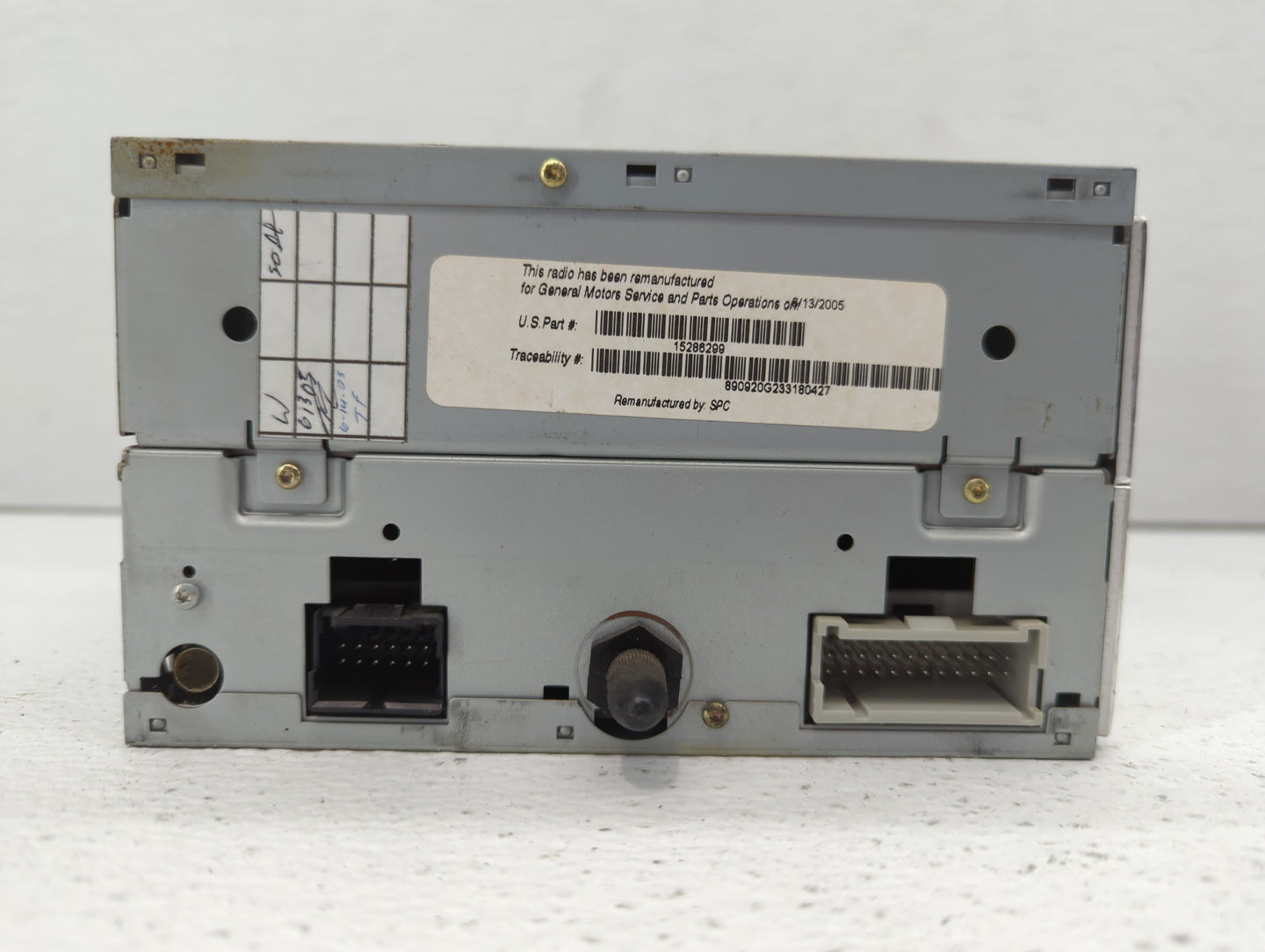 2004-2005 Cadillac Cts Radio AM FM Cd Player Receiver Replacement P/N:812546281 15144091 Fits Fits 2004 2005 OEM Used Auto P