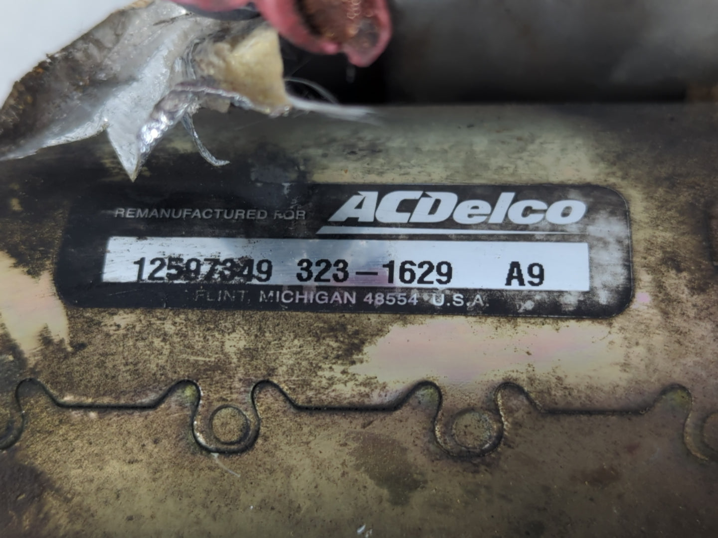 2004-2005 Cadillac Cts Car Starter Motor Solenoid OEM P/N:323-1629 12597349 Fits Fits 2004 2005 OEM Used Auto Parts - Oemuse