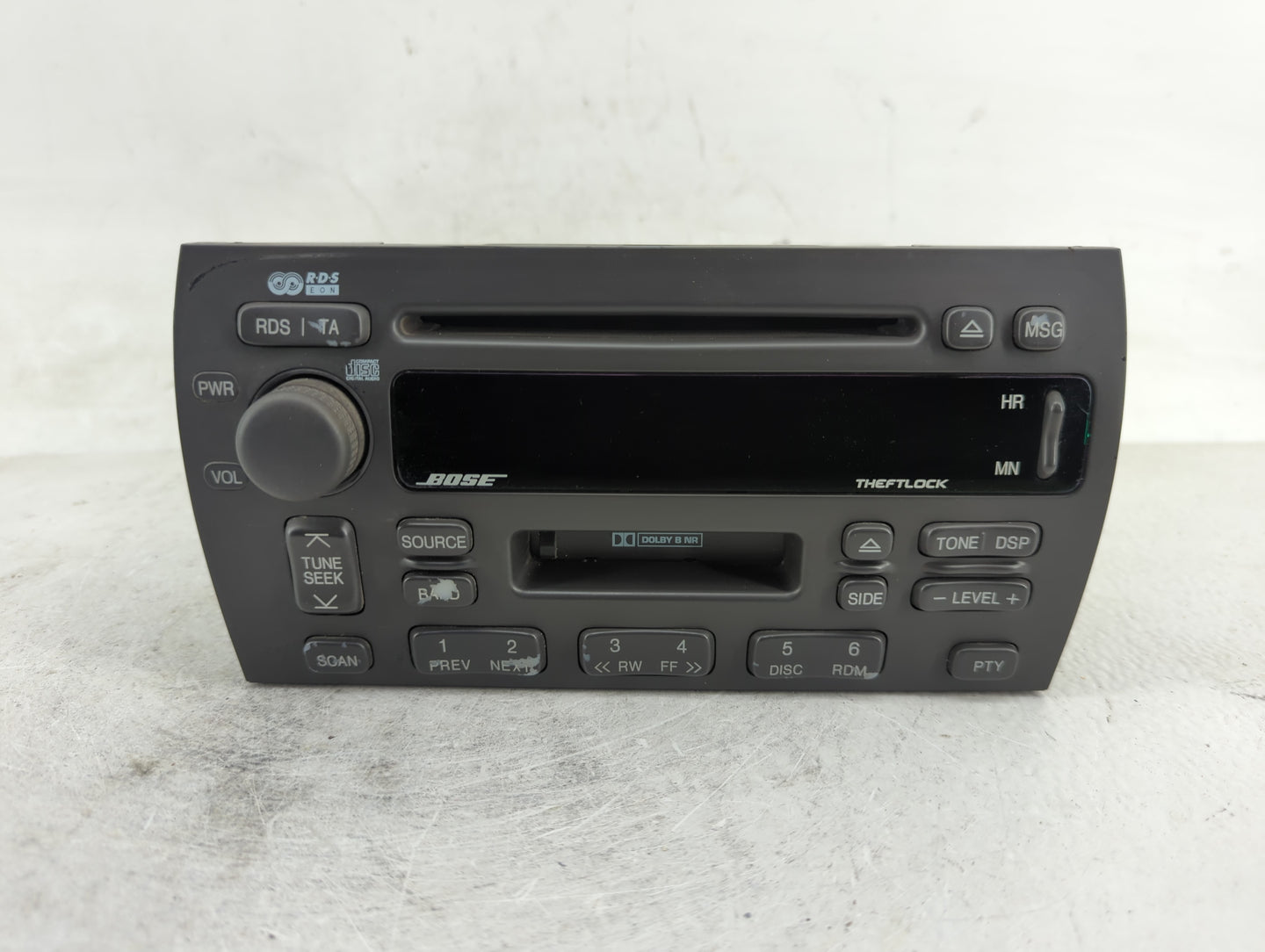 2004-2005 Cadillac Deville Radio AM FM Cd Player Receiver Replacement P/N:25749792 Fits Fits 2004 2005 OEM Used Auto Parts -
