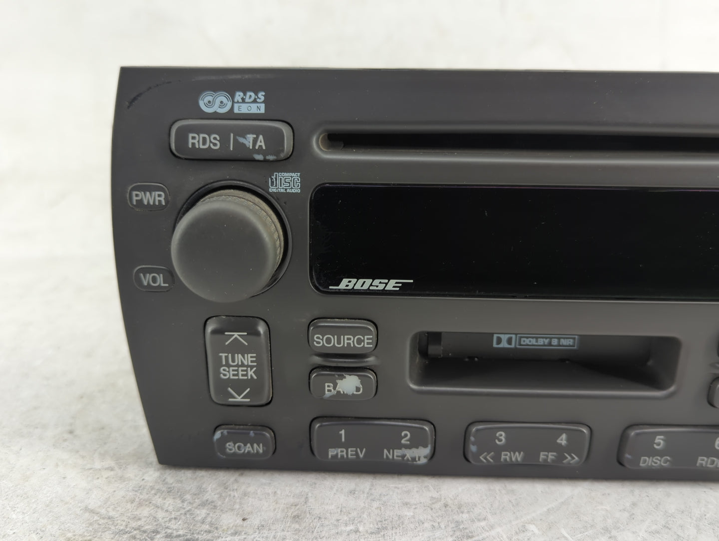 2004-2005 Cadillac Deville Radio AM FM Cd Player Receiver Replacement P/N:25749792 Fits Fits 2004 2005 OEM Used Auto Parts -