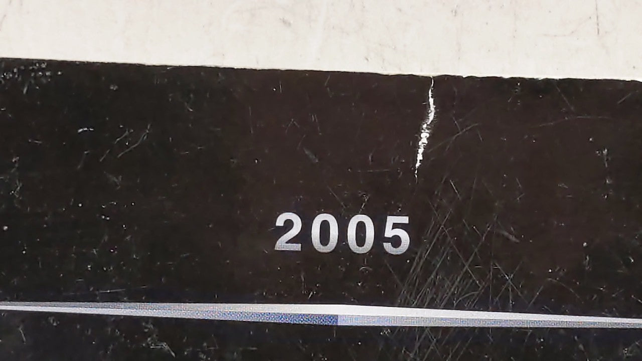 2005 Cadillac Deville Owners Manual Book Guide OEM Used Auto Parts - Oemusedautoparts1.com