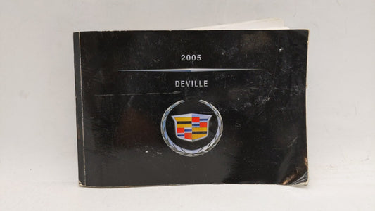 2005 Cadillac Deville Owners Manual Book Guide OEM Used Auto Parts - Oemusedautoparts1.com