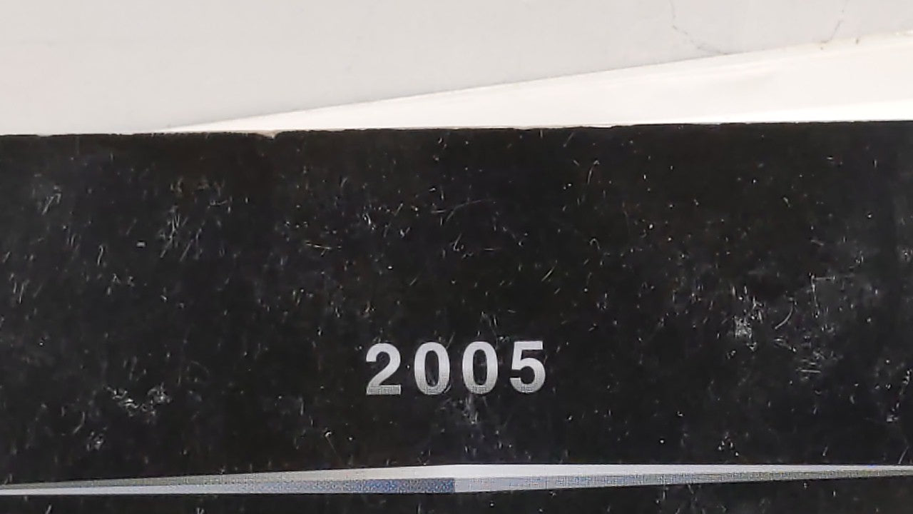 2005 Cadillac Deville Owners Manual Book Guide OEM Used Auto Parts - Oemusedautoparts1.com