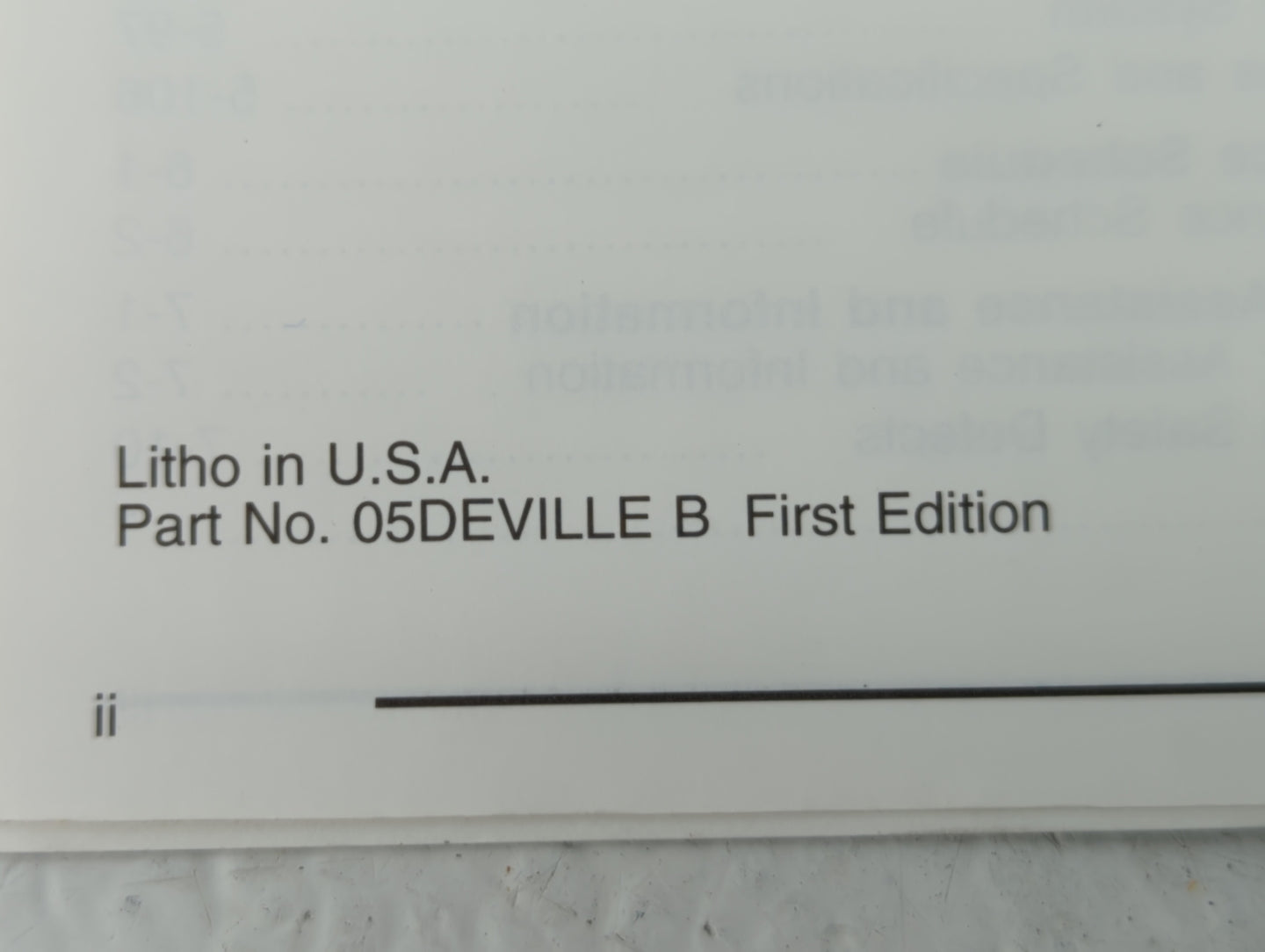 2005 Cadillac Deville Owners Manual Book Guide OEM Used Auto Parts - Oemusedautoparts1.com