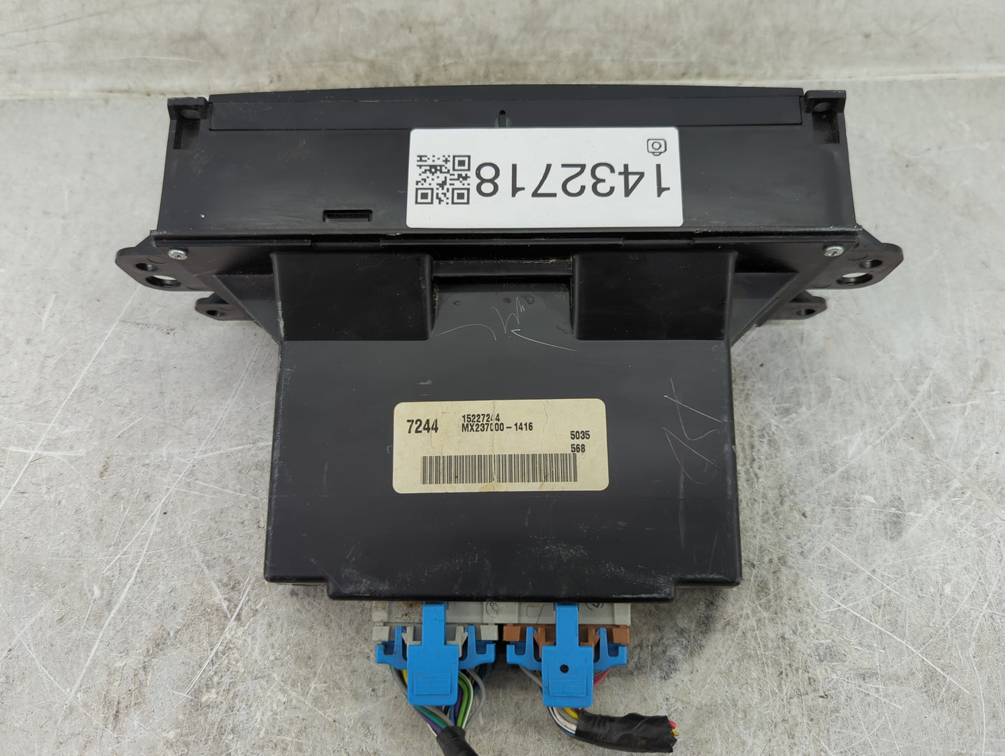2005 Cadillac Sts Climate Control Module Temperature AC/Heater Replacement P/N:15227264 MX237C00-1416 Fits OEM Used Auto Par