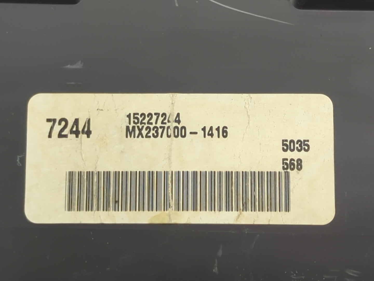 2005 Cadillac Sts Climate Control Module Temperature AC/Heater Replacement P/N:15227264 MX237C00-1416 Fits OEM Used Auto Par