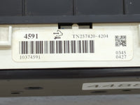 2005 Cadillac Sts Instrument Cluster Speedometer Gauges P/N:10374591 10382309 Fits OEM Used Auto Parts - Oemusedautoparts1.c