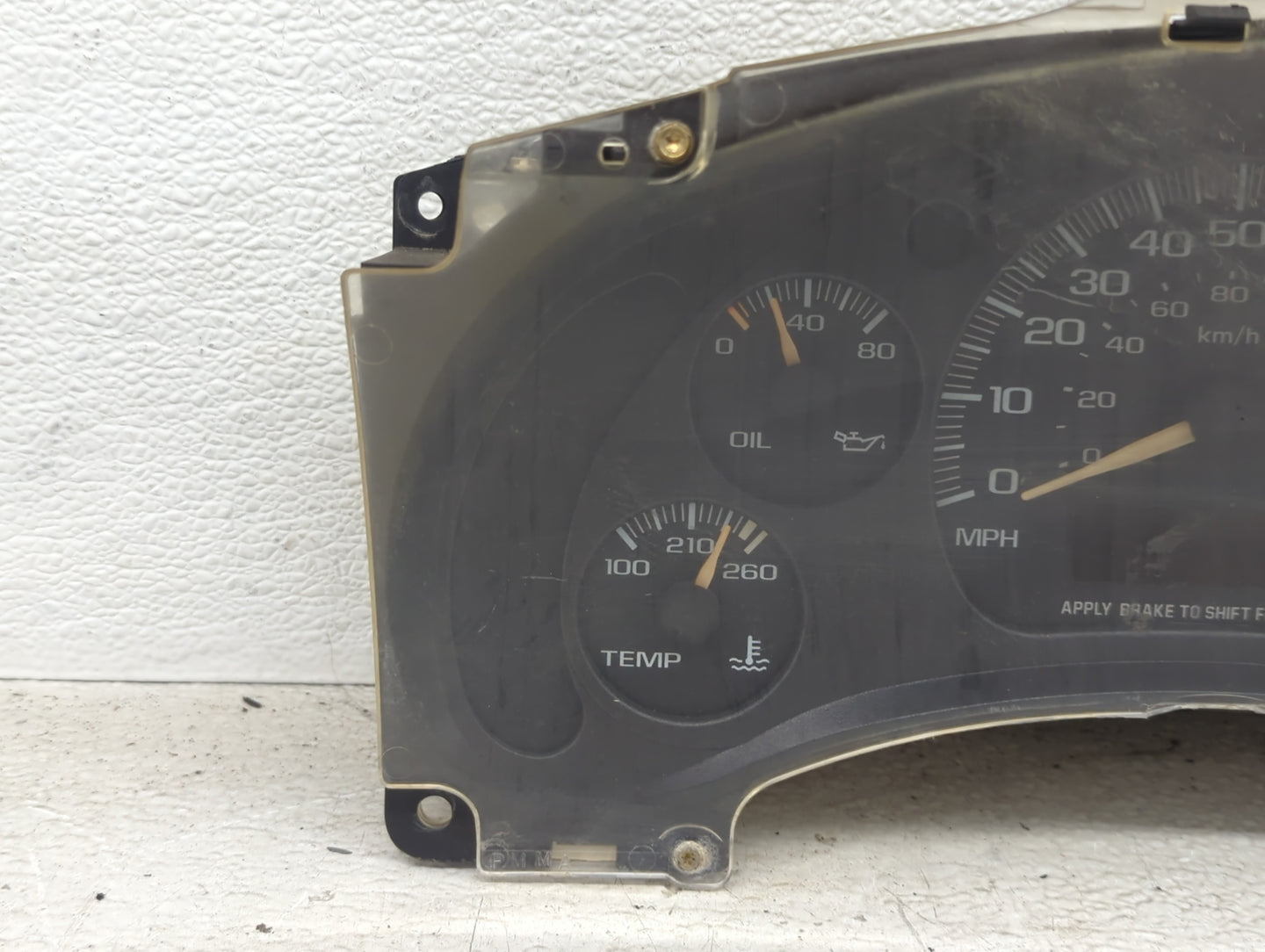 2000-2005 Chevrolet Astro Instrument Cluster Speedometer Gauges P/N:16255825 Fits Fits 2000 2001 2002 2003 2004 2005 OEM Use