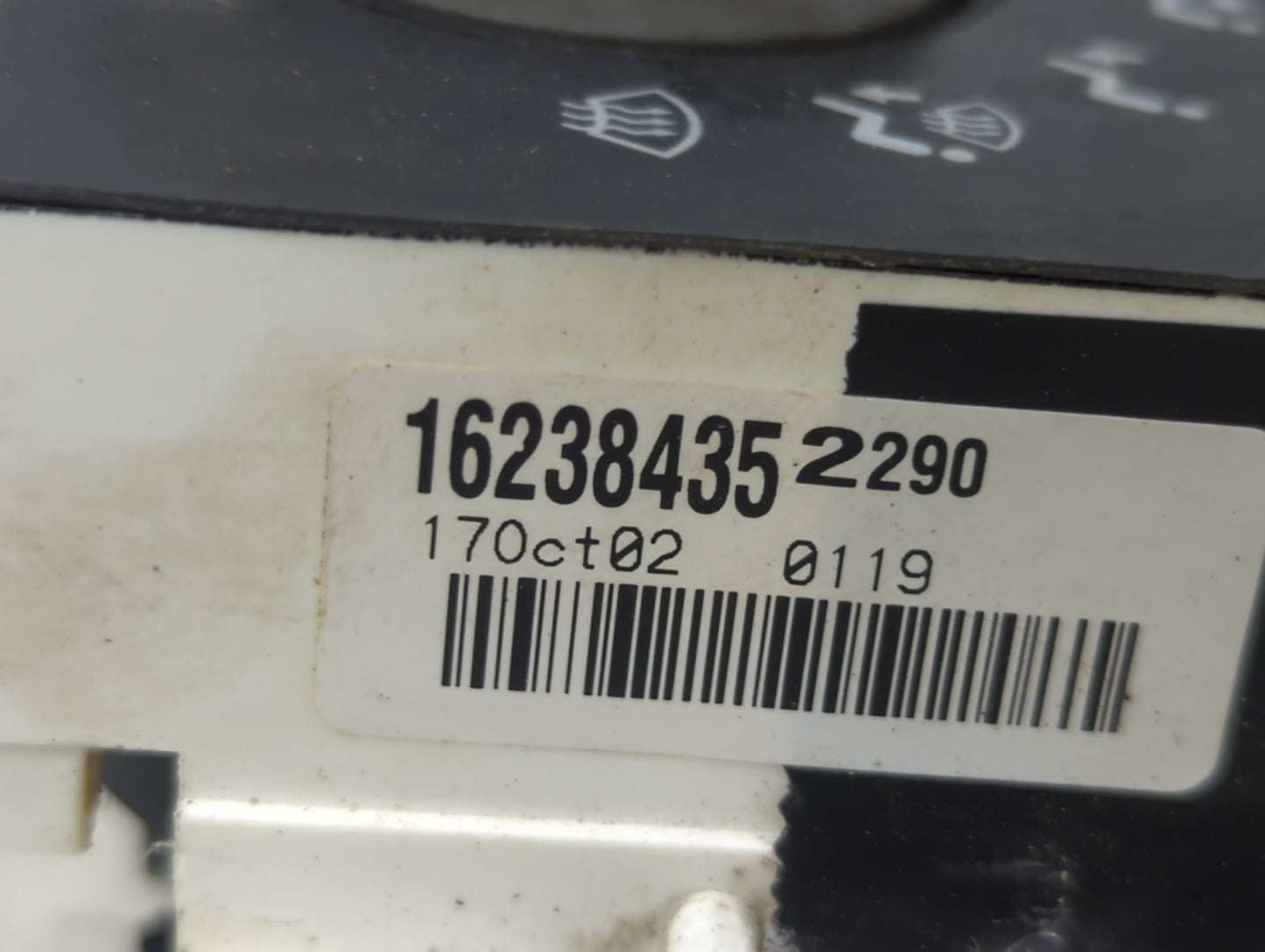 1996-2005 Chevrolet Astro Climate Control Module Temperature AC/Heater Replacement P/N:16238435 Fits OEM Used Auto Parts - O