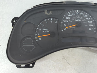 compare product 2005 Chevrolet Avalanche Instrument Cluster Speedometer Gauges Fits OEM Used Auto Parts
