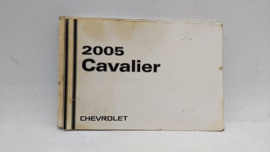 2005 Chevrolet Cavalier Owners Manual Book Guide OEM Used Auto Parts - Oemusedautoparts1.com