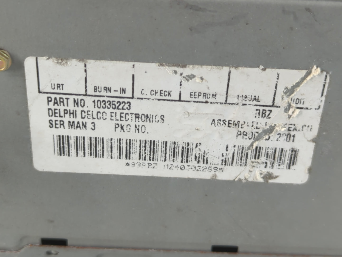2003-2005 Chevrolet Cavalier Radio AM FM Cd Player Receiver Replacement P/N:10335223 Fits Fits 2002 2003 2004 2005 OEM Used 
