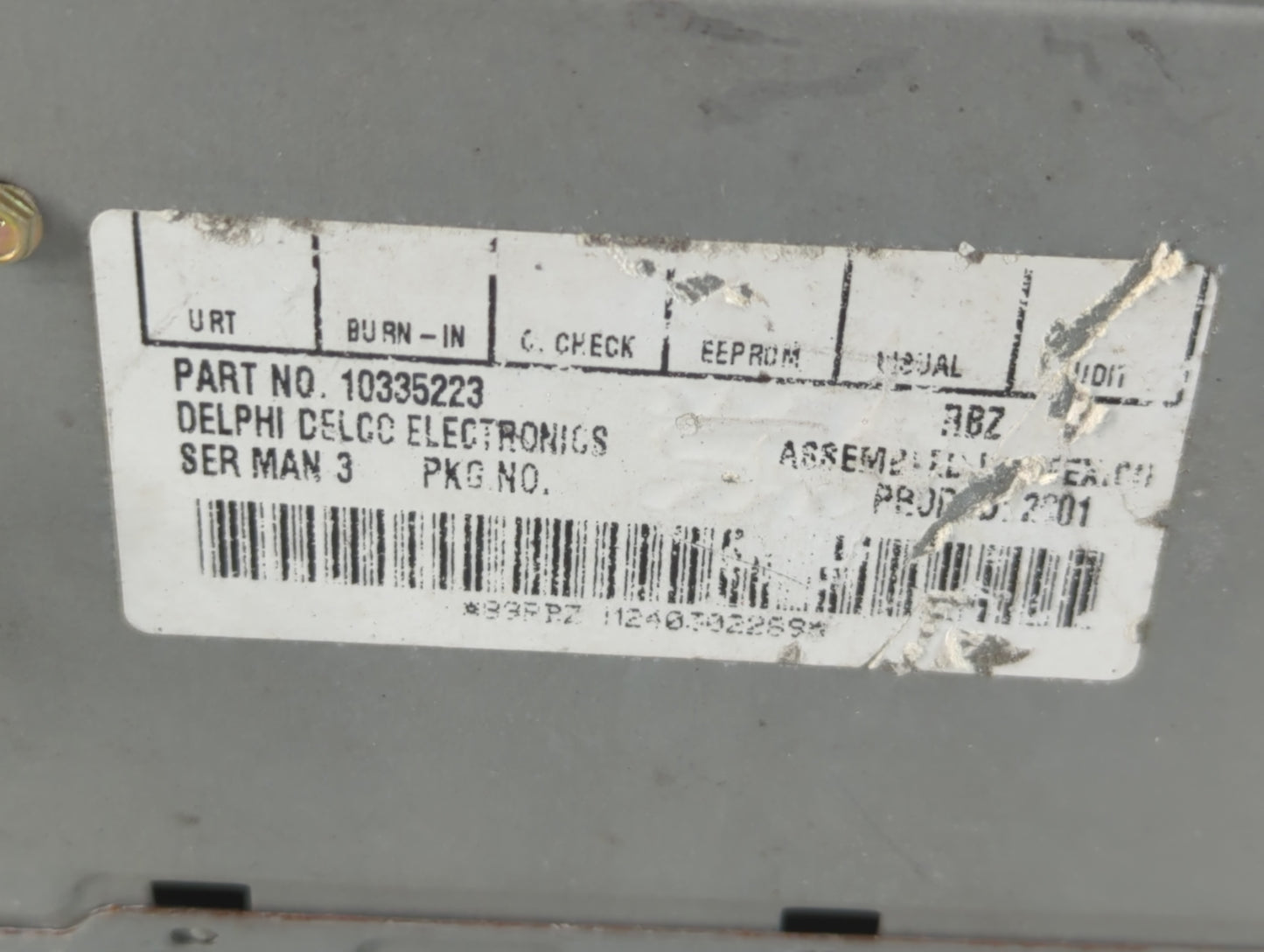 2003-2005 Chevrolet Cavalier Radio AM FM Cd Player Receiver Replacement P/N:10335223 Fits Fits 2002 2003 2004 2005 OEM Used 