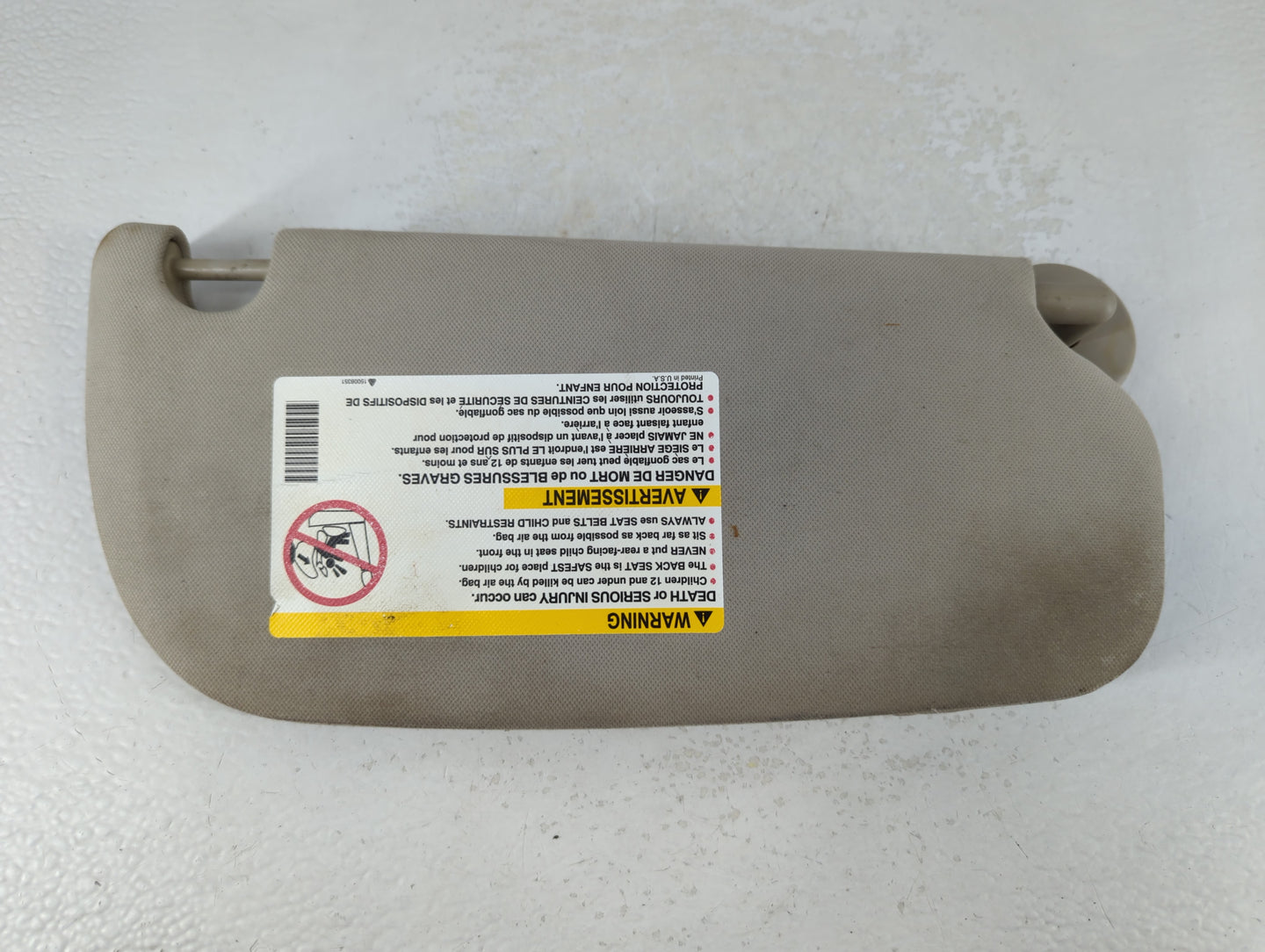 2005-2010 Chevrolet Cobalt Sun Visor Shade Replacement Driver Left Mirror Fits Fits 2005 2006 2007 2008 2009 2010 OEM Used A