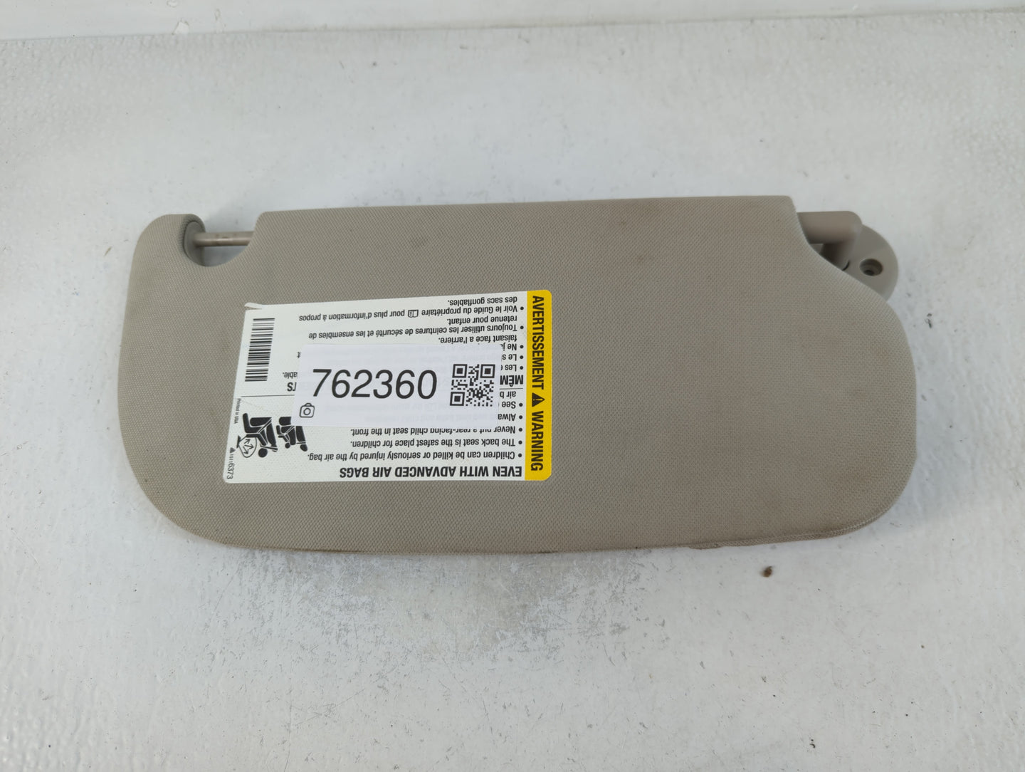 2005-2010 Chevrolet Cobalt Sun Visor Shade Replacement Driver Left Mirror Fits Fits 2005 2006 2007 2008 2009 2010 OEM Used A